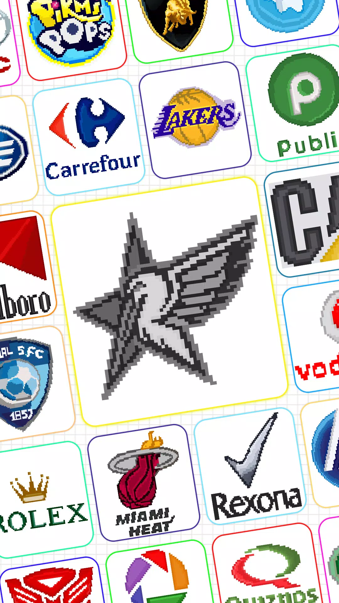 Logo Pixel Art Ekran Görüntüsü 1