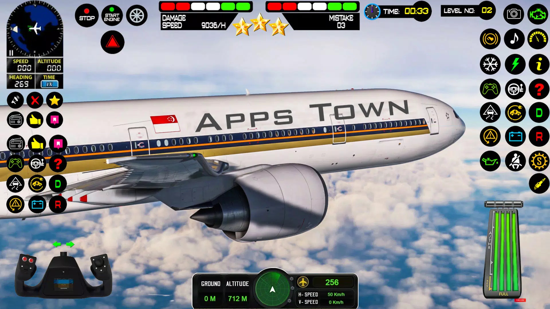 Flight Simulator Pilot Game 3D Tangkapan skrin 3