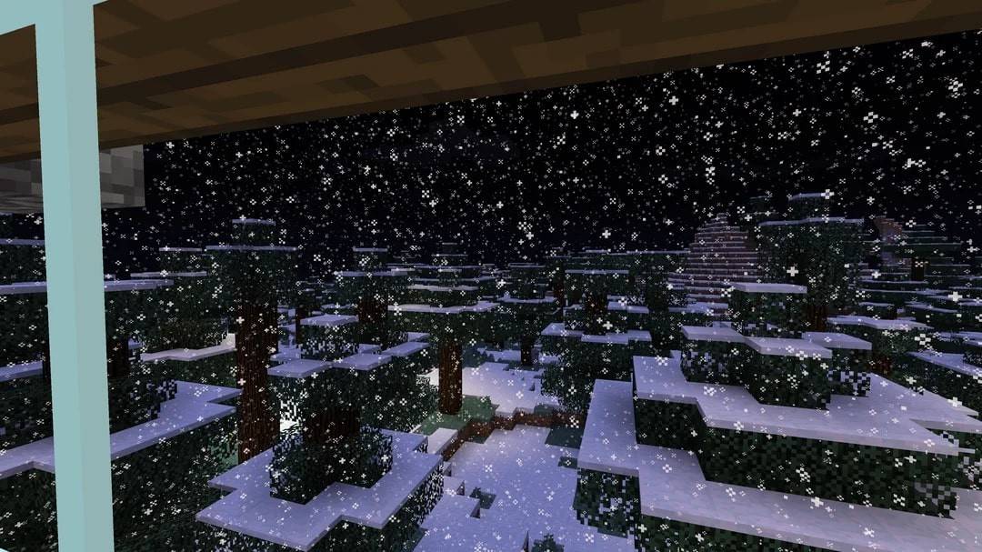 Seme di bioma di neve di Minecraft