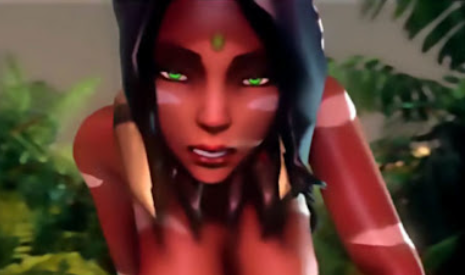 <p>¡Embárcate en una aventura épica en las selvas indómitas de Kumungu con nuestra apasionante Nidalee Queen of the Jungle aplicación! Cuando nuestro valiente héroe pone un pie en esta tierra misteriosa y peligrosa, no tiene idea de los peligros que le esperan. Junto a sus intrépidos compañeros, pronto se verán perseguidos por criaturas salvajes y plantas sedientas de sangre. Luchando por su vida, nuestro héroe debe navegar a través del traicionero paisaje para escapar. De repente, despierta y se encuentra cara a cara con la cautivadora Nidalee, quien le ofrece la oportunidad de redimirse. Pero cuidado, esta aplicación no es para pusilánimes y ofrece encuentros emocionantes y momentos apasionantes con Nidalee. ¡Con gráficos impresionantes y giros inesperados, esta aplicación seguramente te mantendrá al borde de tu asiento! Simplemente asegúrese de que su dispositivo cumpla con las especificaciones requeridas para disfrutar plenamente de esta emocionante experiencia. ¿Estás listo para el desafío?</p>
<p><img src=