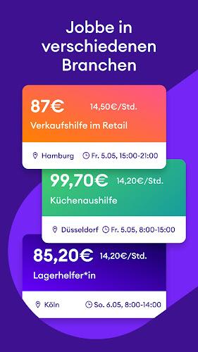 Zenjob - Flexible Nebenjobs ภาพหน้าจอ 2