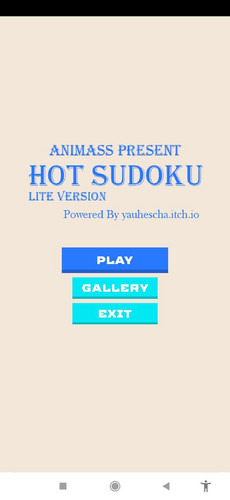 AnimAss - Hot Sudoku Lite ဖန်သားပြင်ဓာတ်ပုံ 0