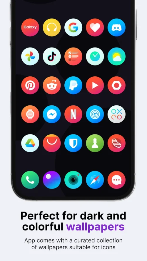 Hera Icon Pack: Circle Icons 螢幕截圖 1