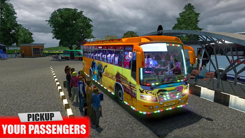 Euro Coach Bus Driving Games ภาพหน้าจอ 1