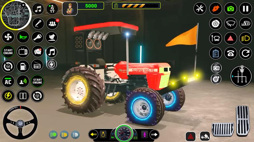 Indian Tractor Tochan Game 3d Ảnh chụp màn hình 3