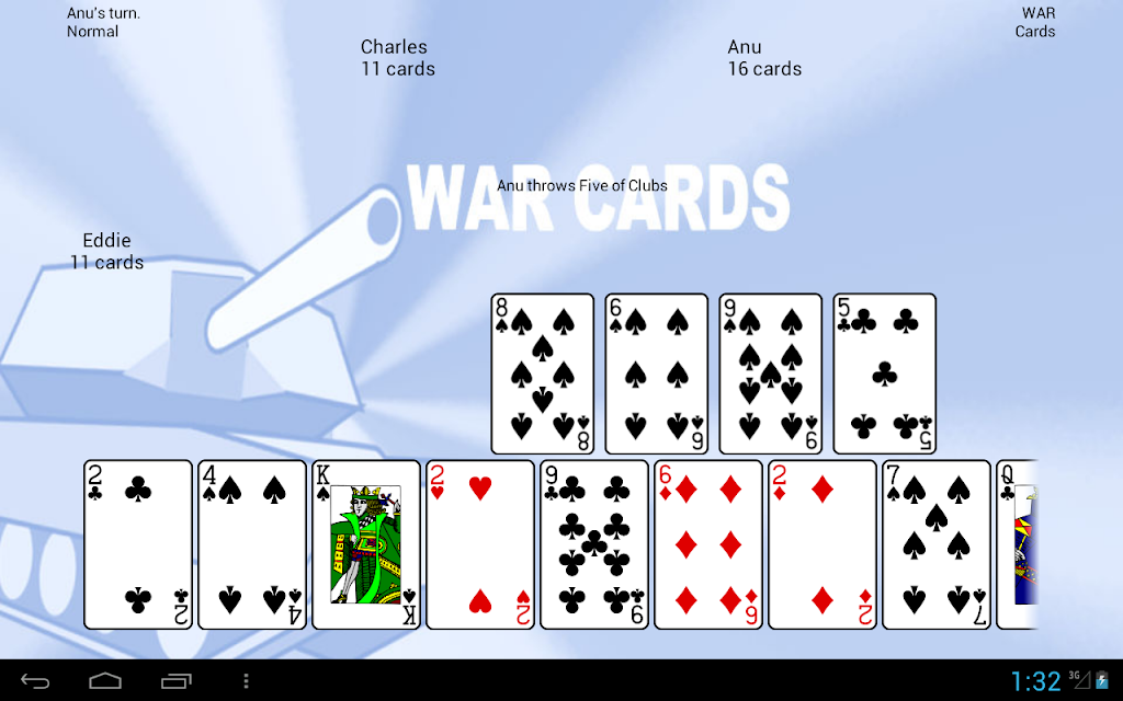 WAR Cards Captura de pantalla 2