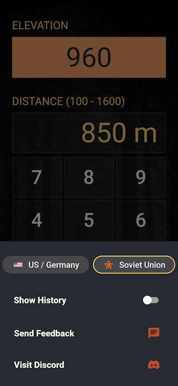 Schermata ALL - HLL Artillery Calculator 2