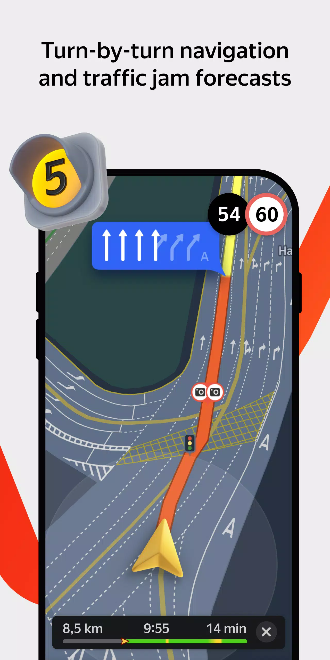 Yandex Maps and Navigator Screenshot 2