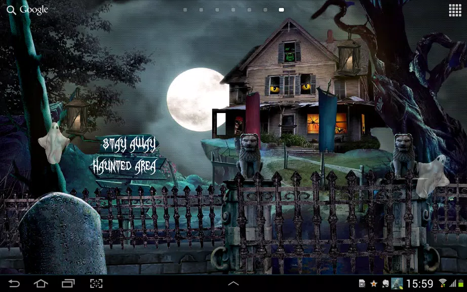 Halloween Live Wallpaper ภาพหน้าจอ 0