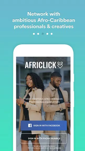 Africlick - African Black Dating & Networking App 螢幕截圖 0