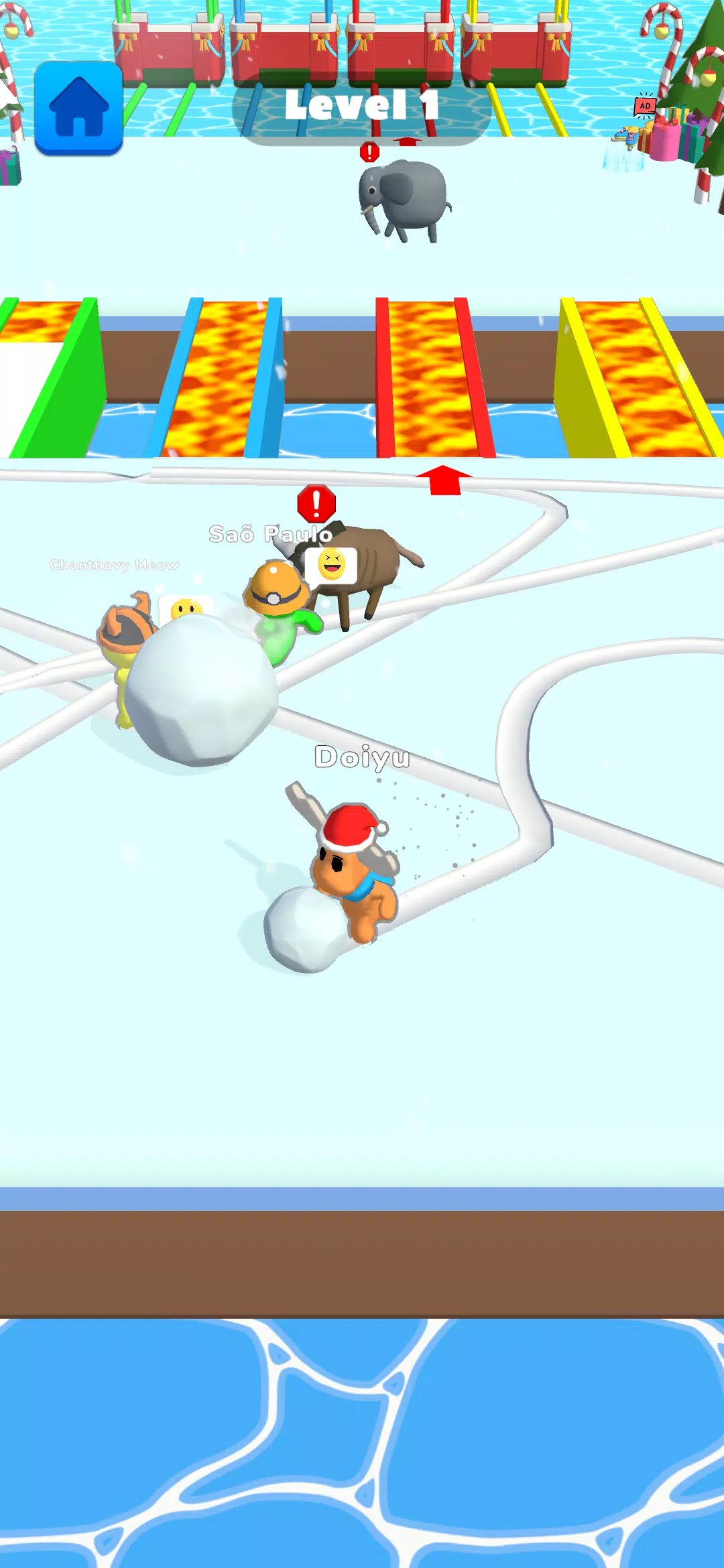 Ice Runner Battle: Snow Race 螢幕截圖 3