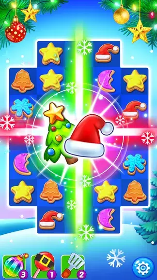 Christmas Cookie: Match 3 Game Screenshot 0