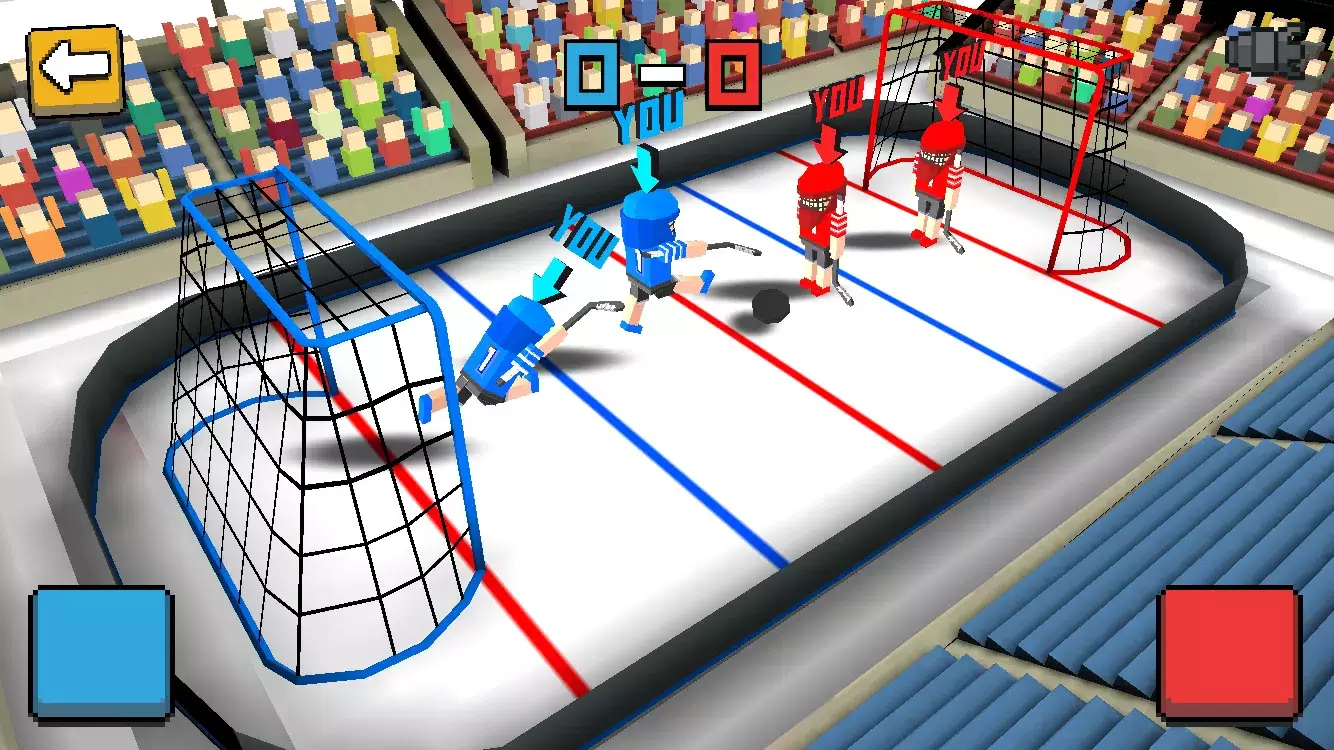 Cubic Hockey 3D Captura de tela 2