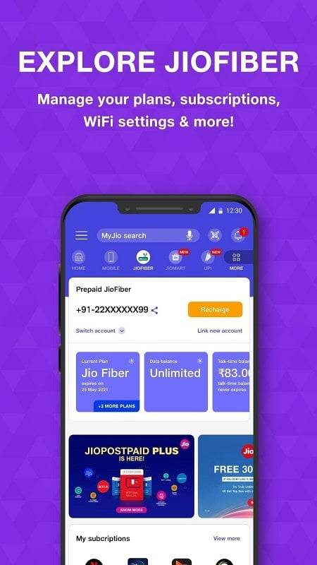 MyJio: For Everything Jio スクリーンショット 1