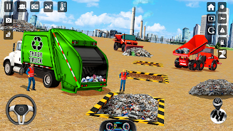 Trash Truck Games Simulator 3D Screenshot 2