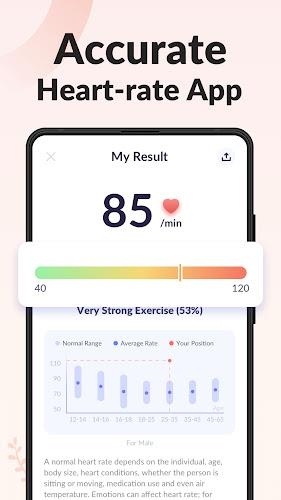 Heart Rate Monitor: Pulse Ảnh chụp màn hình 0