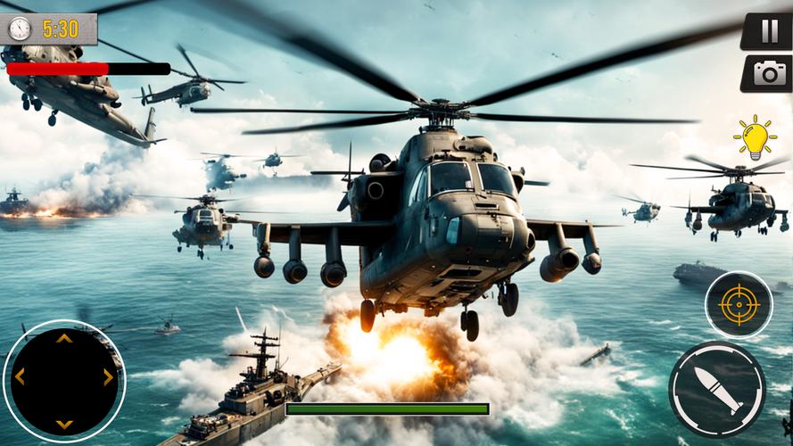 Gunship Battle Offline Game 螢幕截圖 0