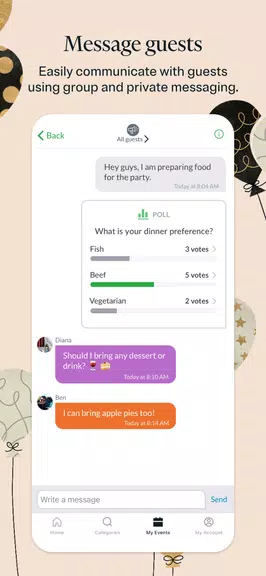 Evite: Email & SMS Invitations Tangkapan skrin 3