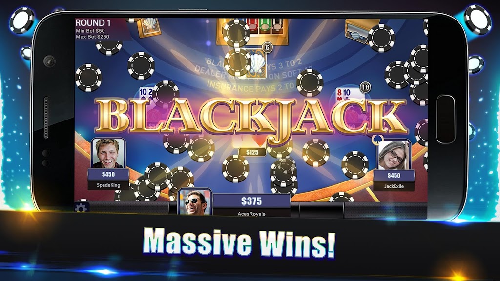 Blackjack Legends: 21 Online Multiplayer Casino 螢幕截圖 2