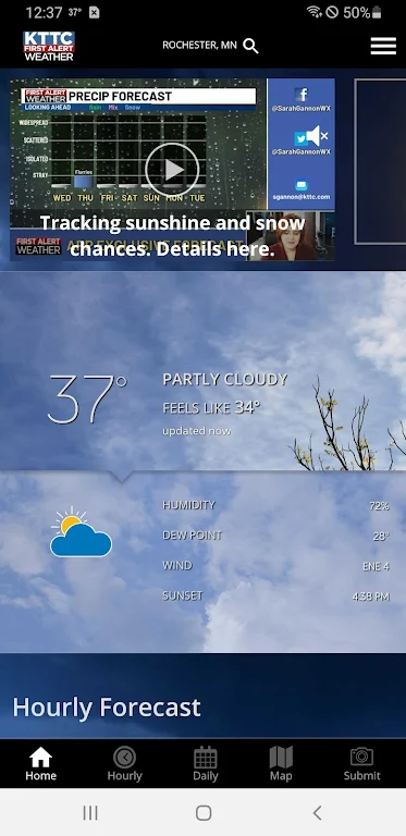 KTTC First Alert Weather ภาพหน้าจอ 0