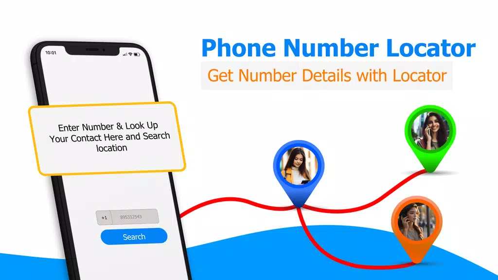 GPS Mobile Number locator App应用截图第1张