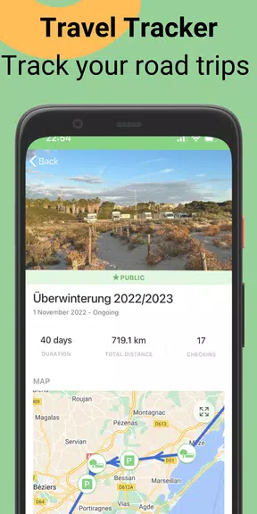 Camping App: StayFree Vanlife Schermafbeelding 3