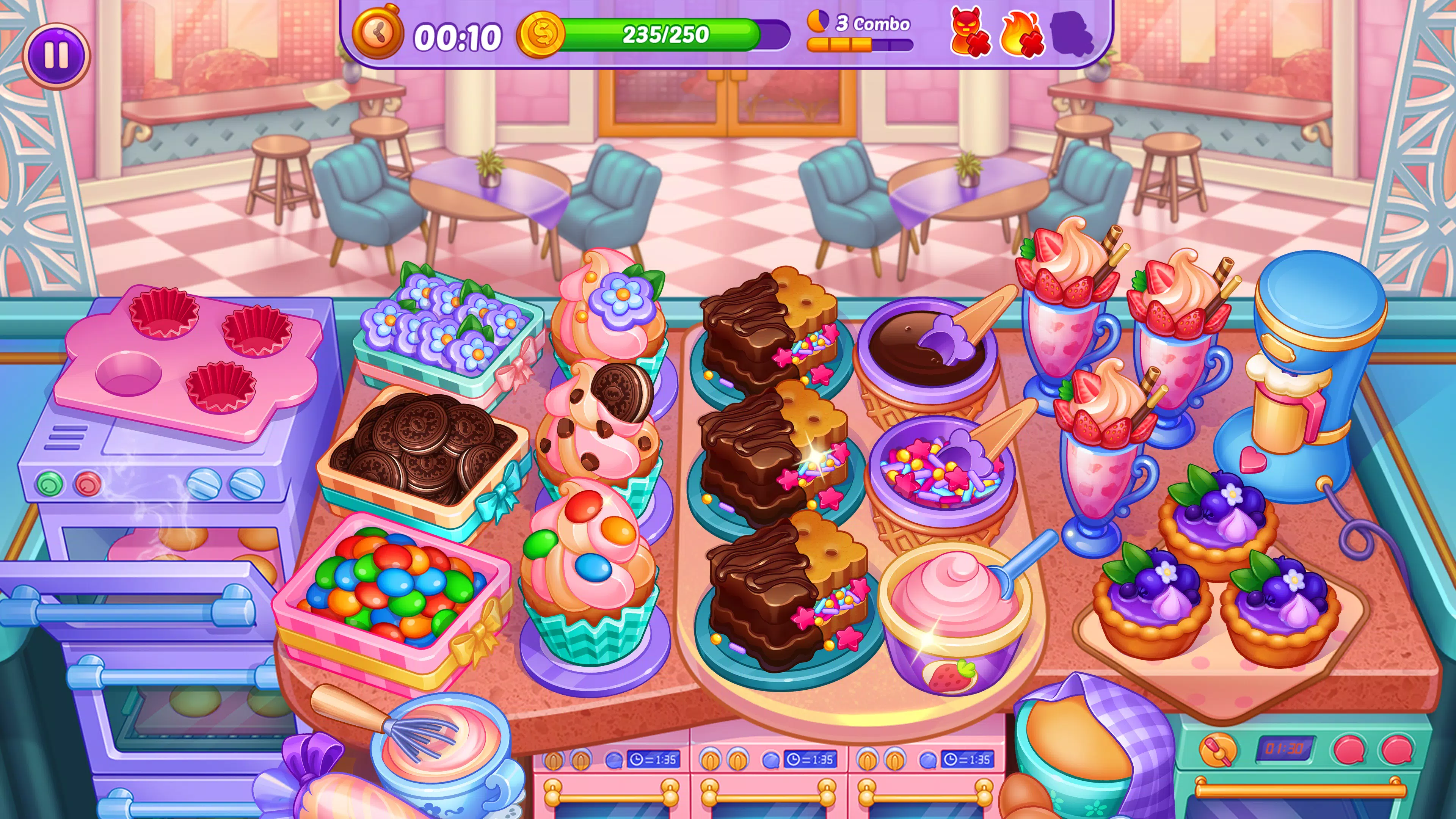 Cooking Crush: juego de cocina Screenshot 2