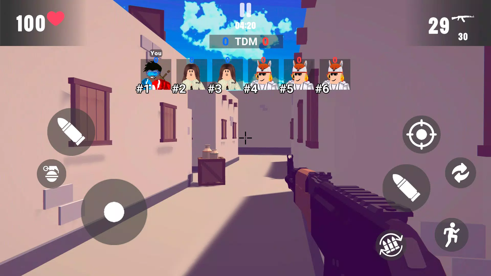 Gunfight Arena: Obby Shooter स्क्रीनशॉट 1