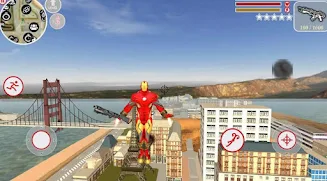 Iron Superhero War - Superhero Games ဖန်သားပြင်ဓာတ်ပုံ 2