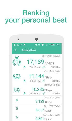 Pedometer - Step Counter Maipo应用截图第2张