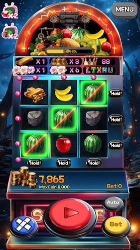 Schermata Heart-racey Fruits Golden Slot 2