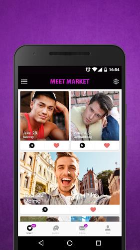 Meet Market: Gay Chat & Dates Captura de tela 0