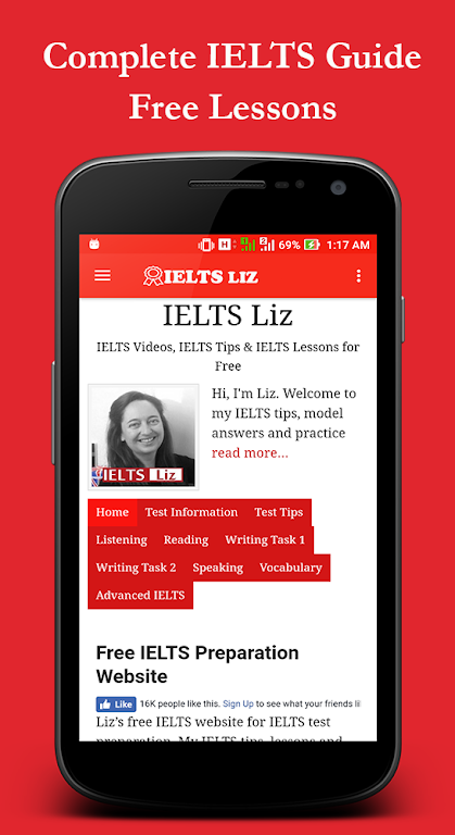 IELTS Liz Zrzut ekranu 2