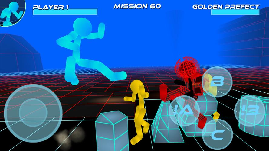 Stickman Neon Street Fighting Captura de pantalla 2
