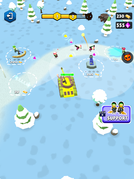 Base Defence: Army Rush Mod スクリーンショット 2