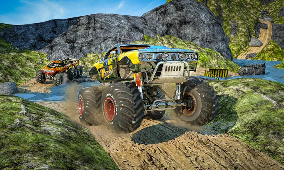 Monster 4x4 Offroad Jeep Stunt Racing 2019 스크린샷 1