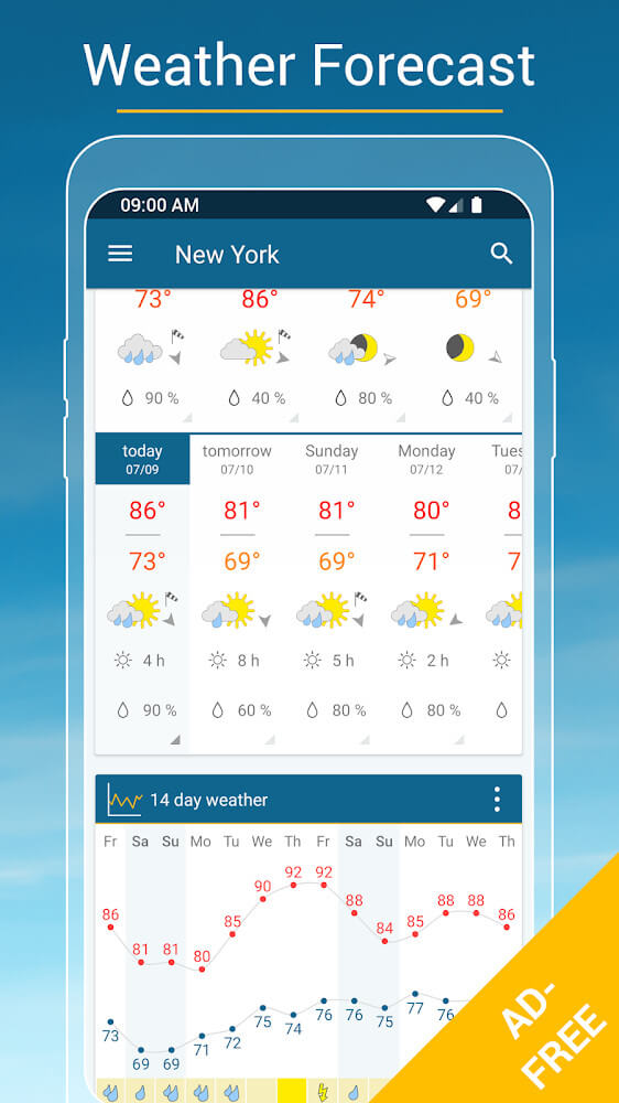 Weather & Radar Pro স্ক্রিনশট 0