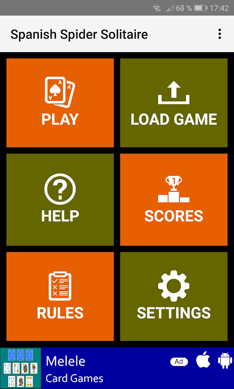 Spanish Spider Solitaire 스크린샷 0