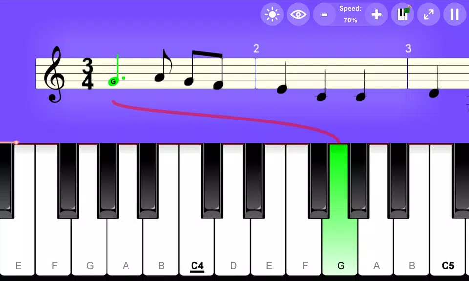 Piano Tutorials 螢幕截圖 0