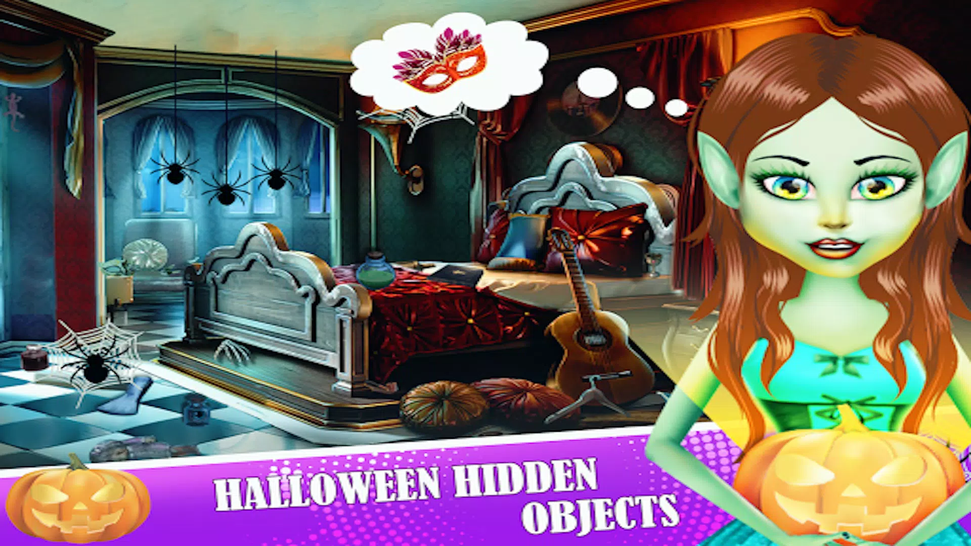 Halloween Hidden Objects 2024 ဖန်သားပြင်ဓာတ်ပုံ 1