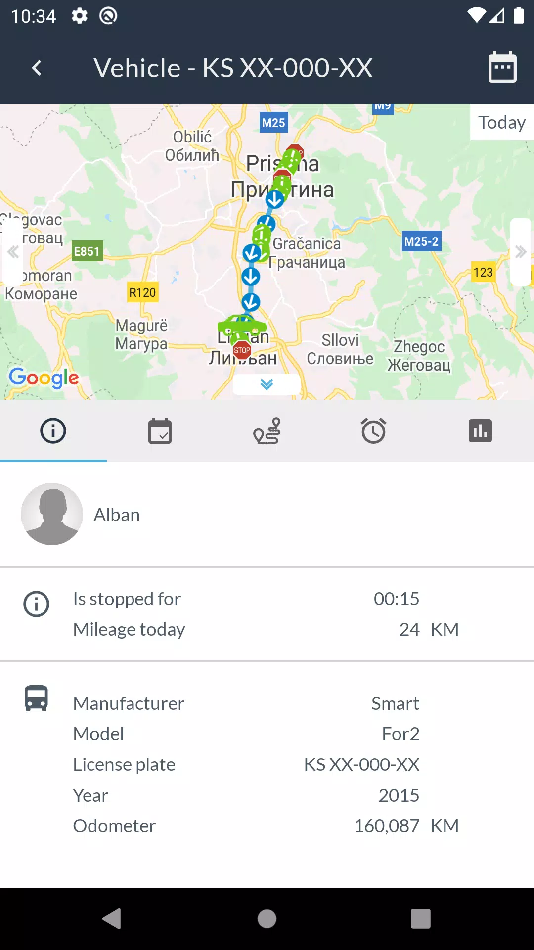 Frotcom Fleet Manager 螢幕截圖 3