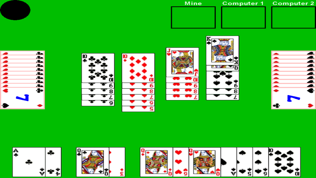 Seven Card Game - Simple and Fun Game Скриншот 2