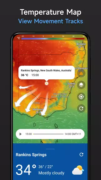 Live Weather & Radar Map Captura de tela 2