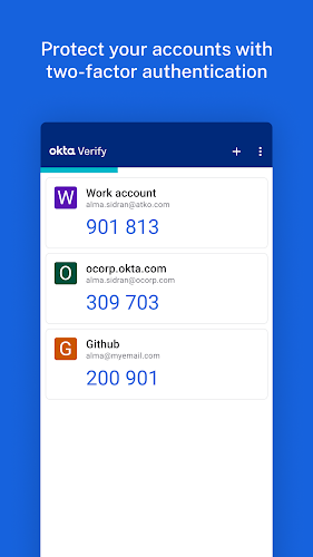 Okta Verify Capture d'écran 1