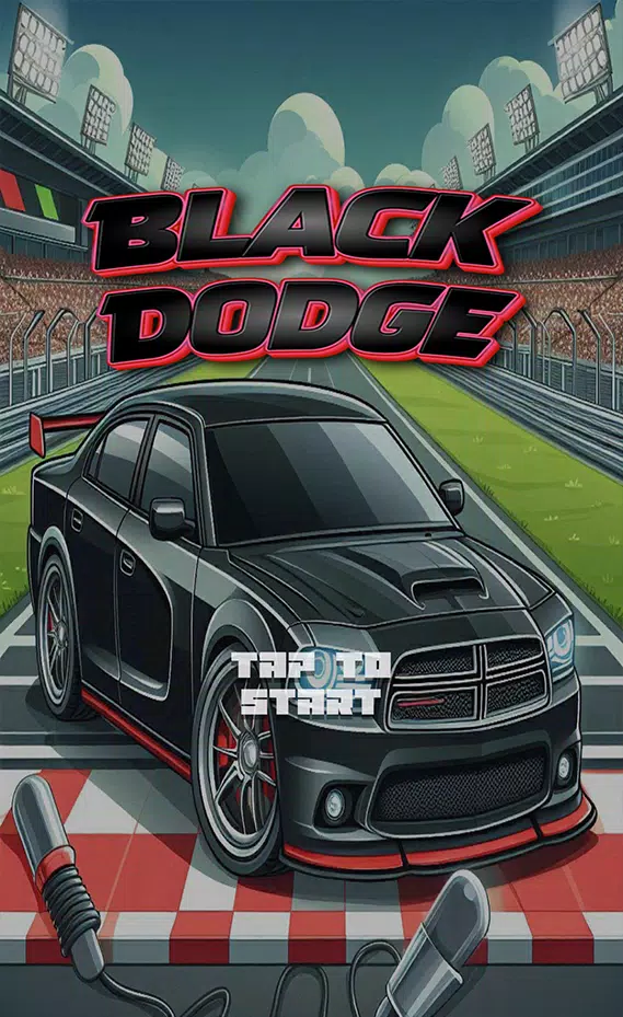 Black Dodge Car Game ဖန်သားပြင်ဓာတ်ပုံ 0