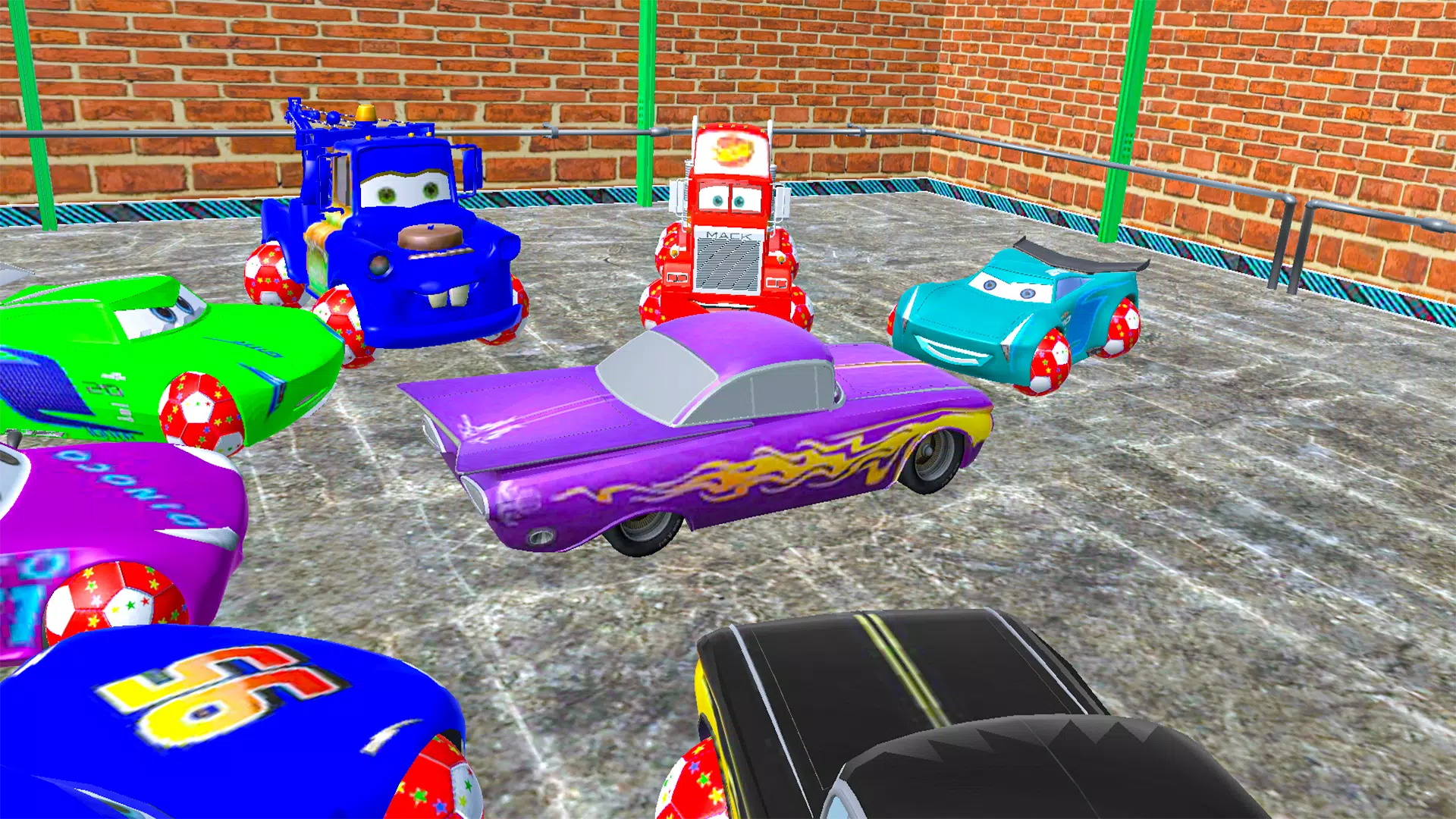 Schermata McQueen and Crazy Racing Cars 3