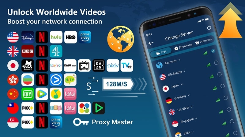 Super VPN Proxy - Proxy Master स्क्रीनशॉट 3