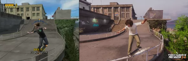 Skater Pro de Tony Hawk 3 + 4 - Avant et après Captures d'écran