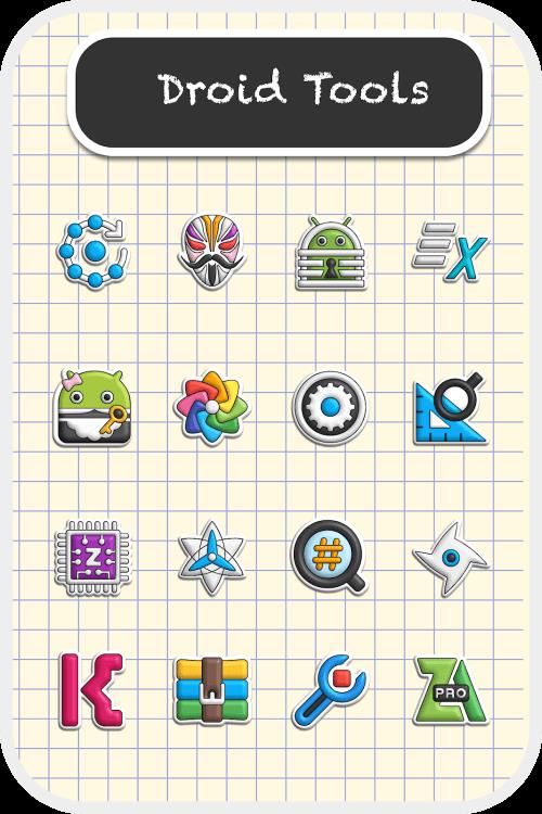 Poppin icon pack 螢幕截圖 2