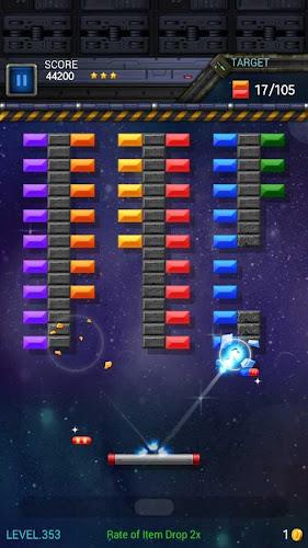 Brick Breaker Star: Space King Zrzut ekranu 0